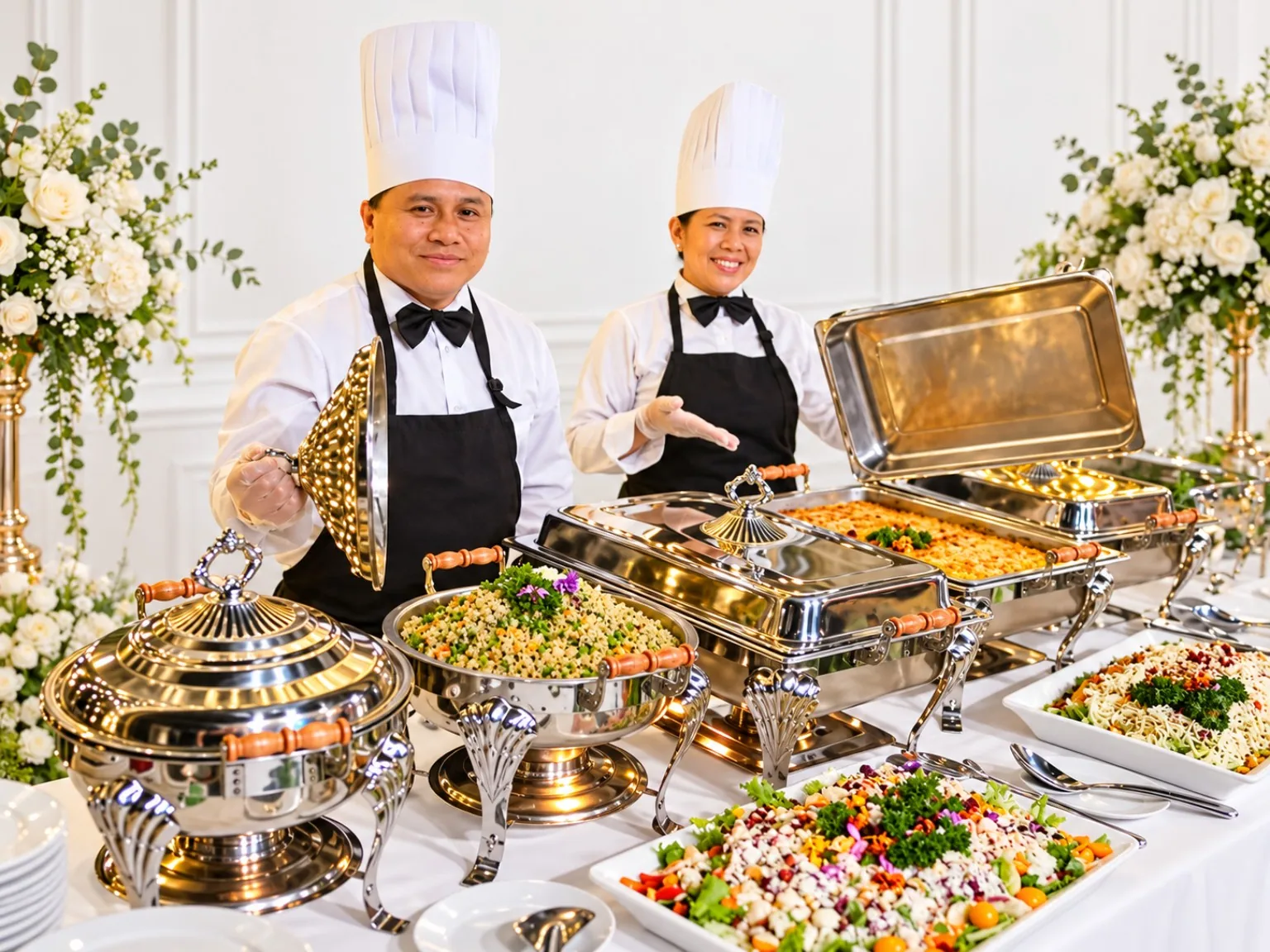 ¿Plato servido o buffet asistido? Cómo elegir para tu boda